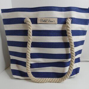 Porto Vino Wine Tote Insulated Zipper Bag Reusable Purse Beverage Dispenser